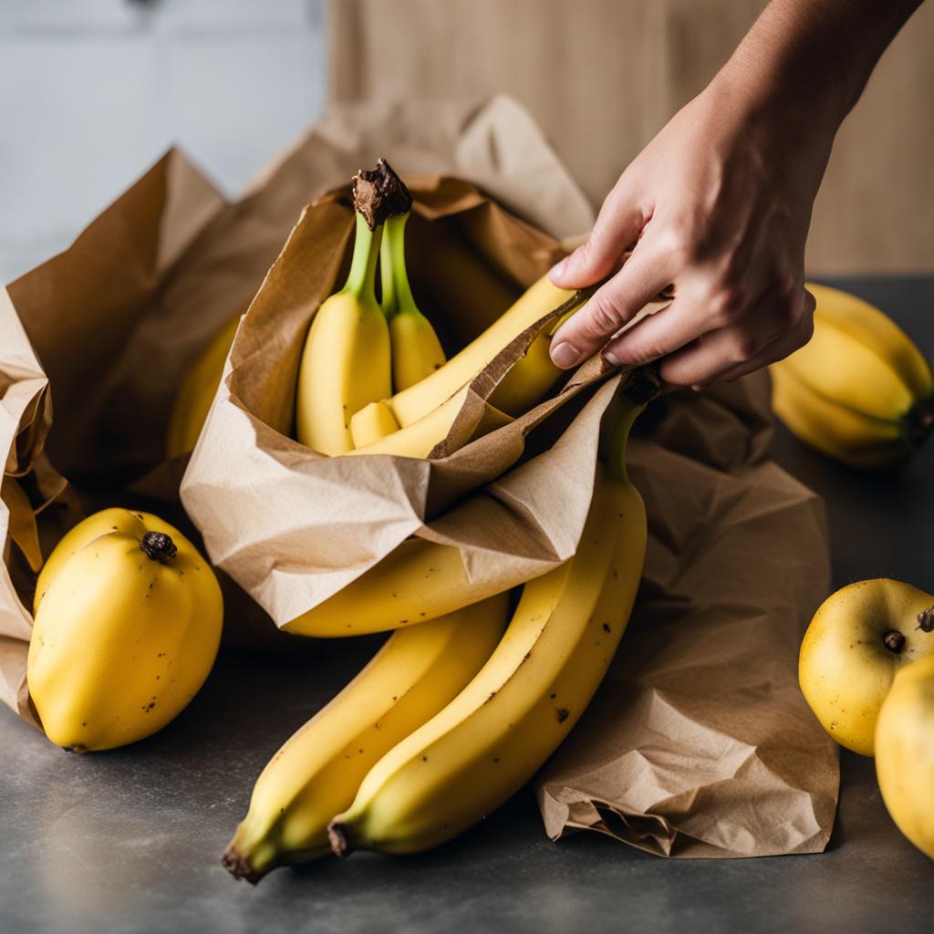 Wrapping Banana Stems Wrapping Banana Stems
