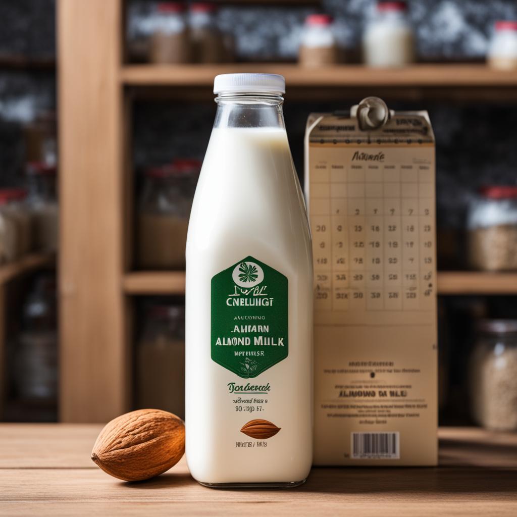 almond milk shelf life