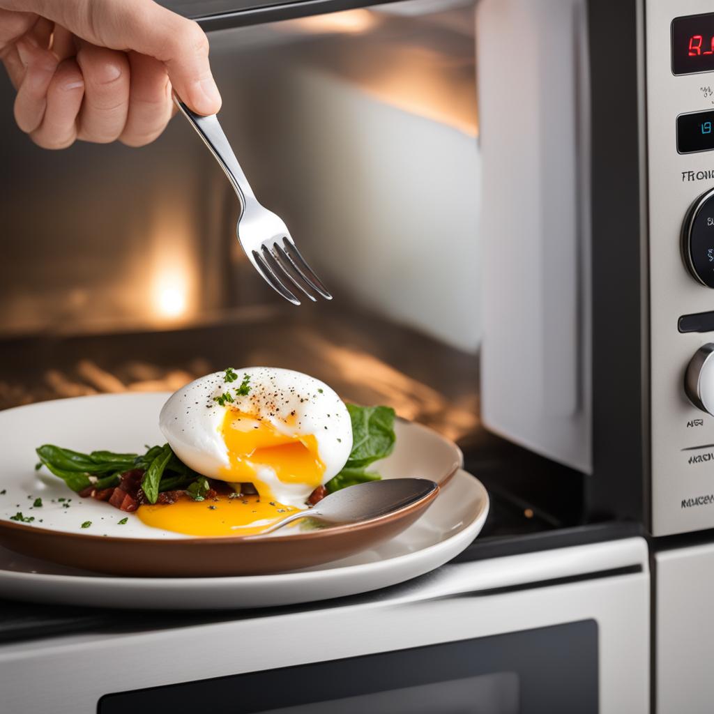 cook-then-reheat technique for poached eggs cook-then-reheat technique for poached eggs