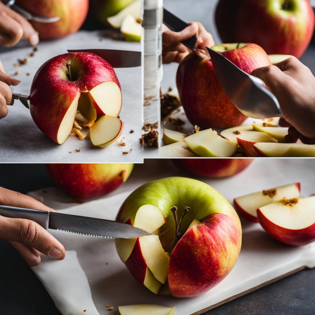 cutting methods for apples