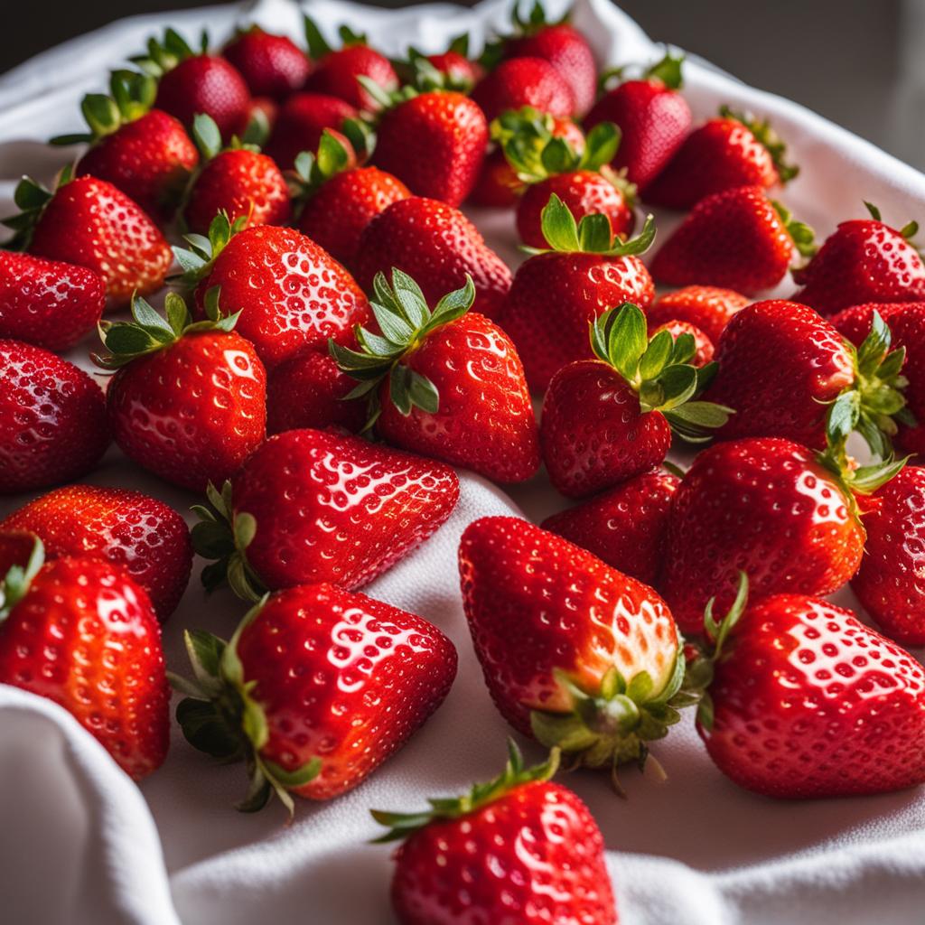 drying strawberries drying strawberries