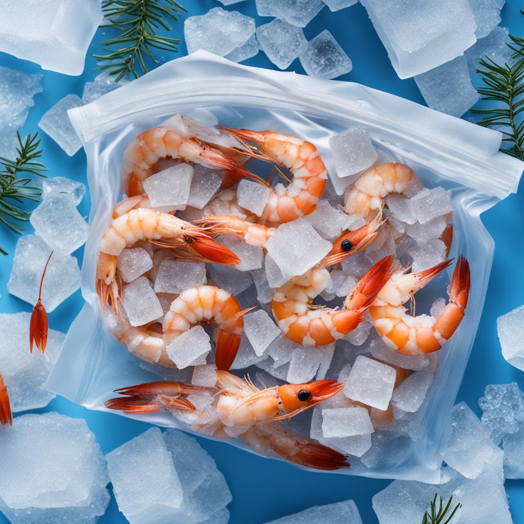 freezing cooked shrimp