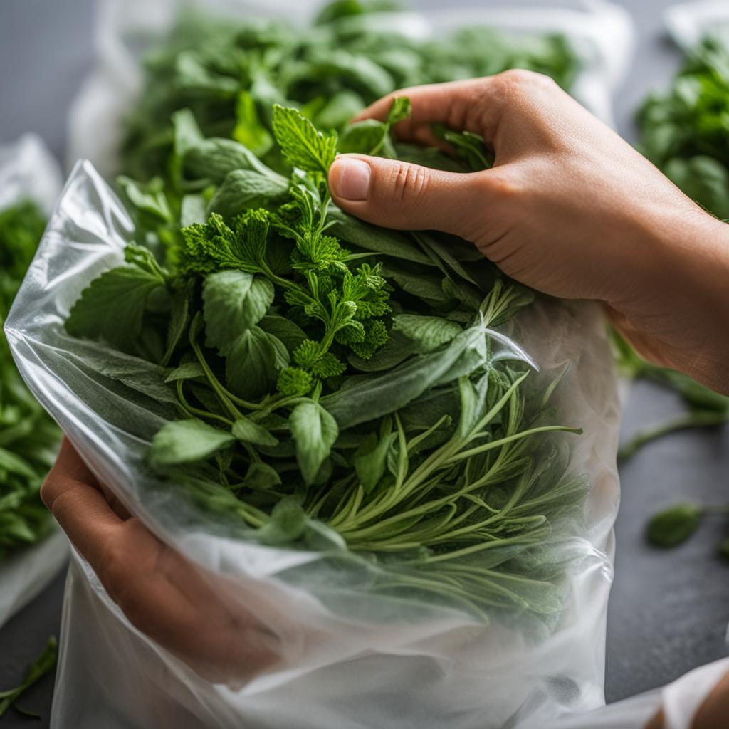freezing herbs freezing herbs