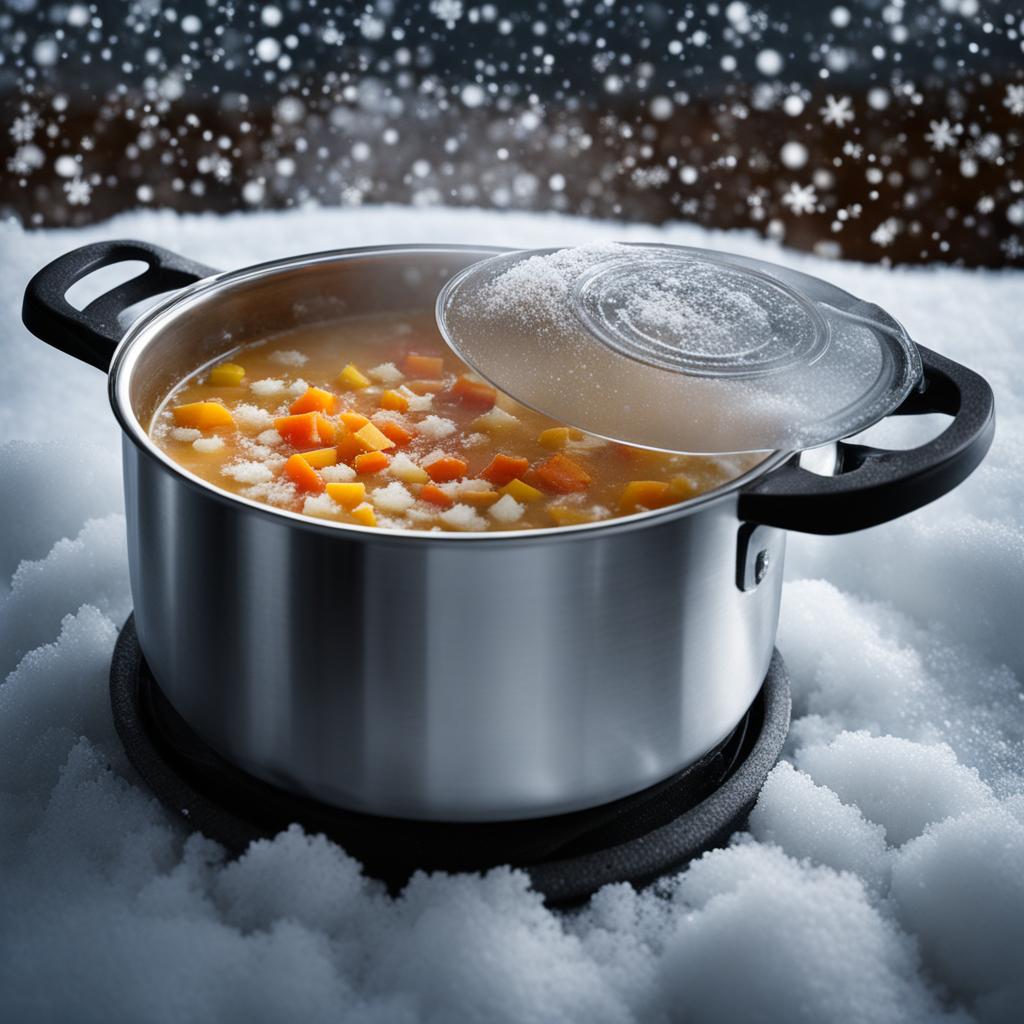 freezing soup