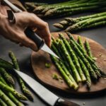 how to cut asparagus