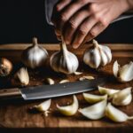 how to cut garlic