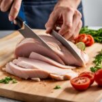 how to cut up a chicken breast