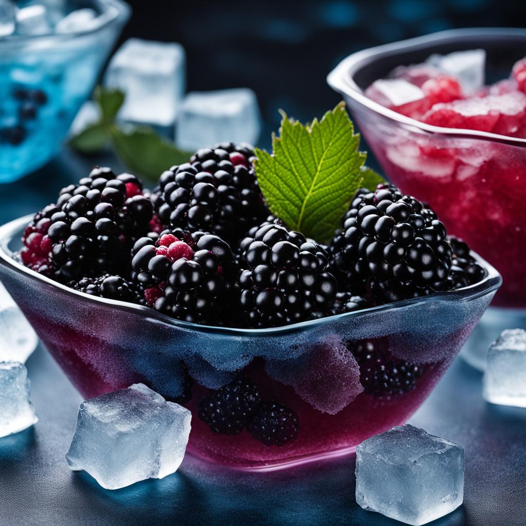 how to freeze blackberries