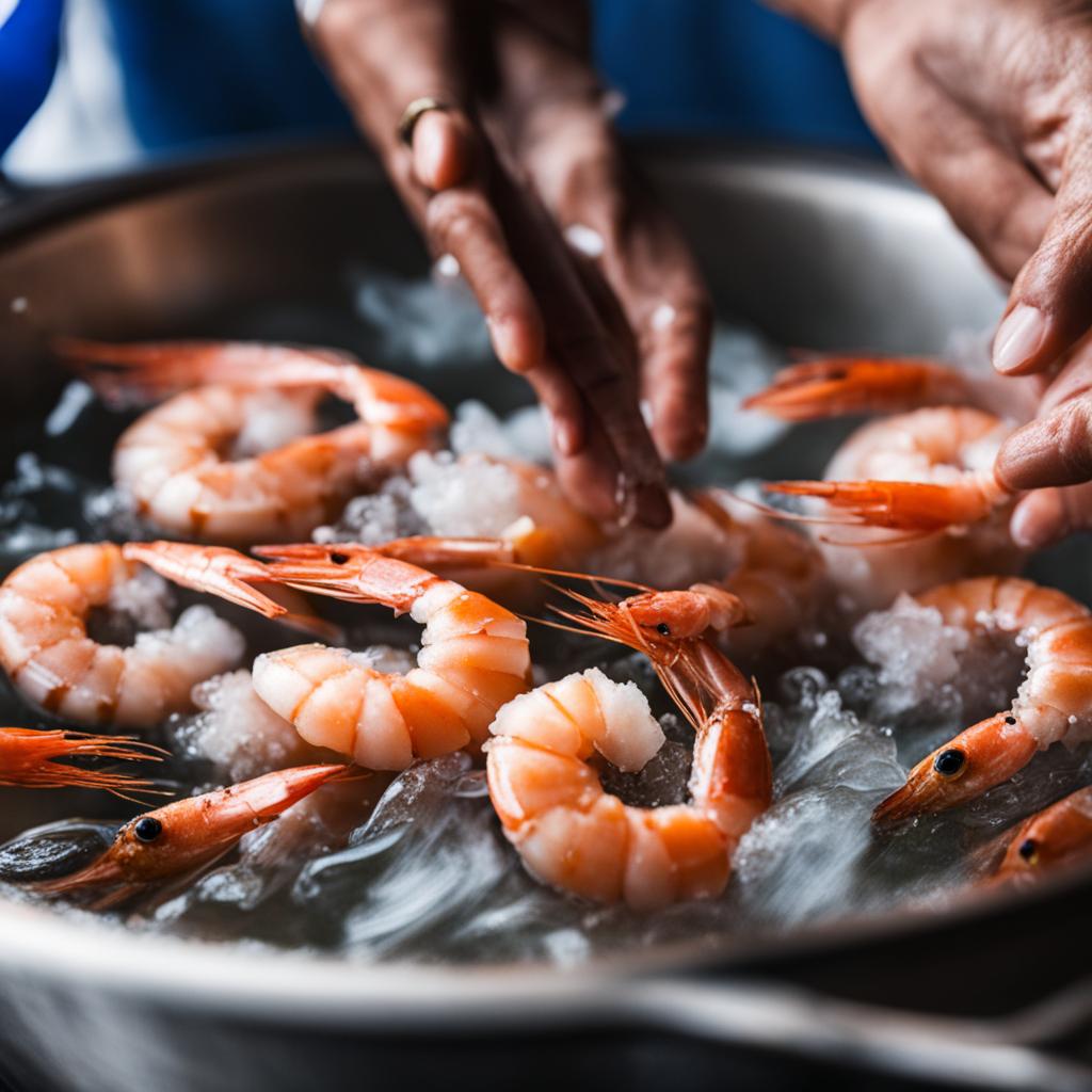 how to freeze shrimp