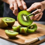 how to peel a kiwi