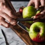 how to peel an apple