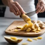 how to peel ginger