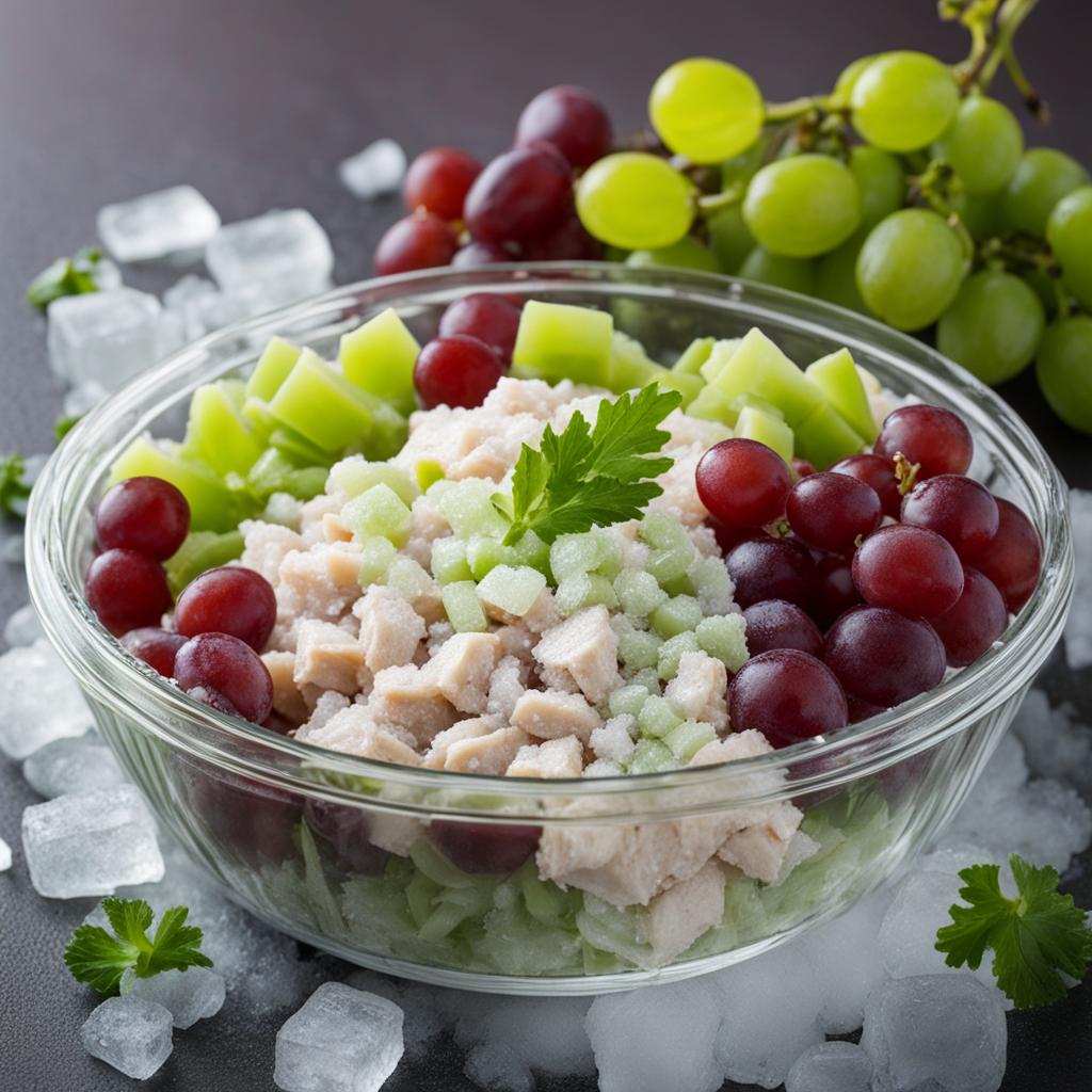 maintaining quality in frozen chicken salad