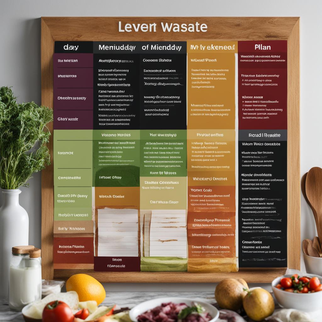 meal planning and food waste