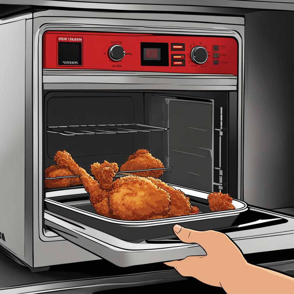 microwaving fried chicken