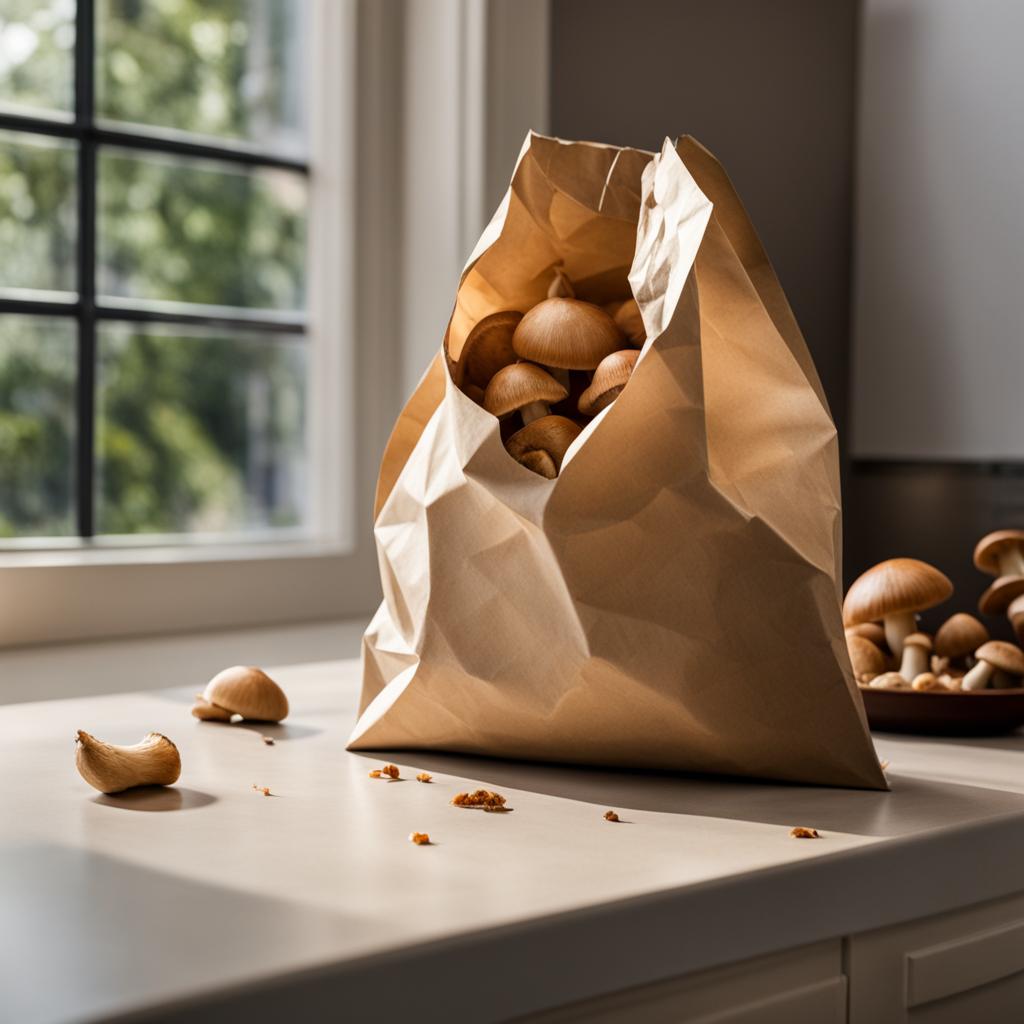 mushroom storage in a paper bag mushroom storage in a paper bag