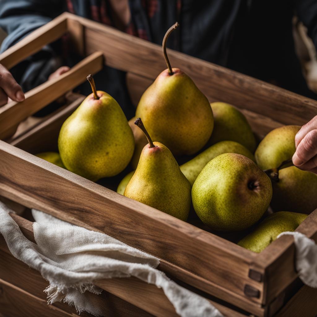 preparing-pears-for-storage preparing-pears-for-storage