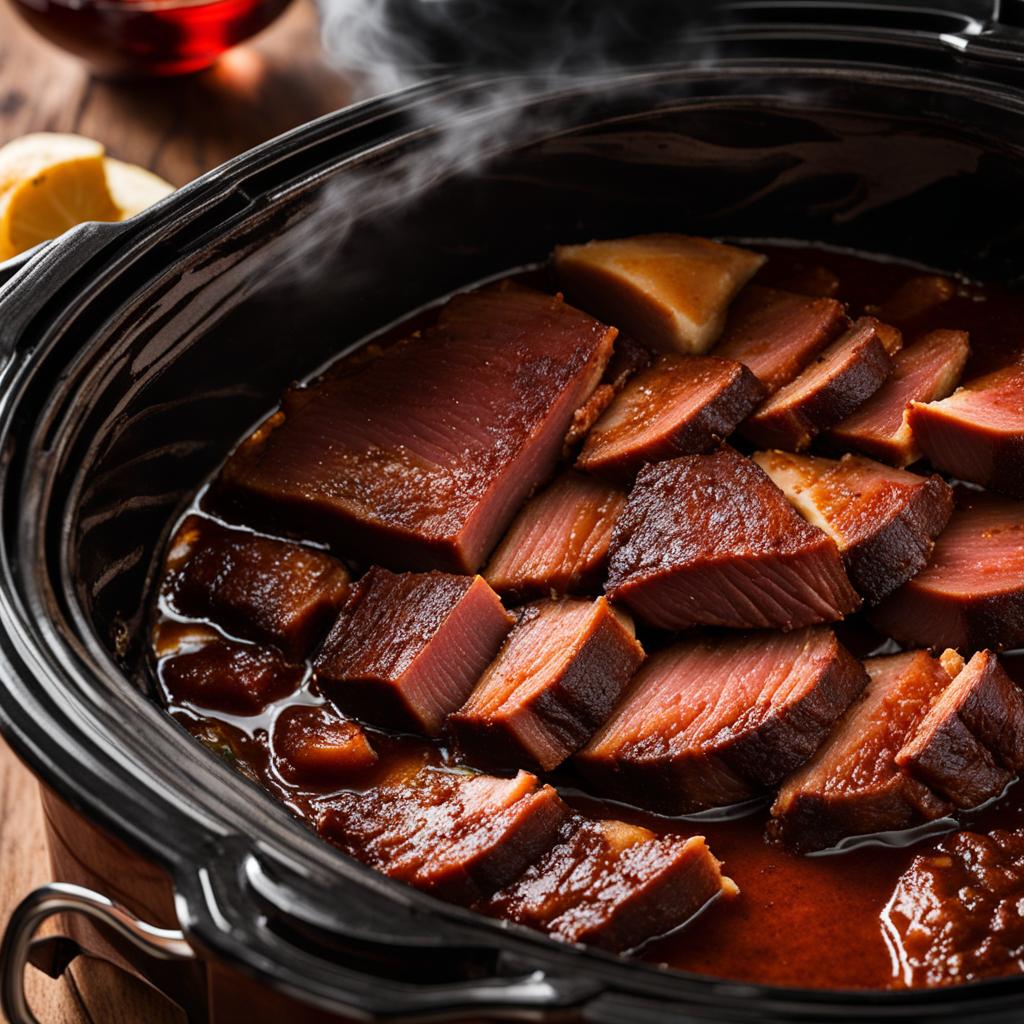 reheating brisket in a slow cooker
