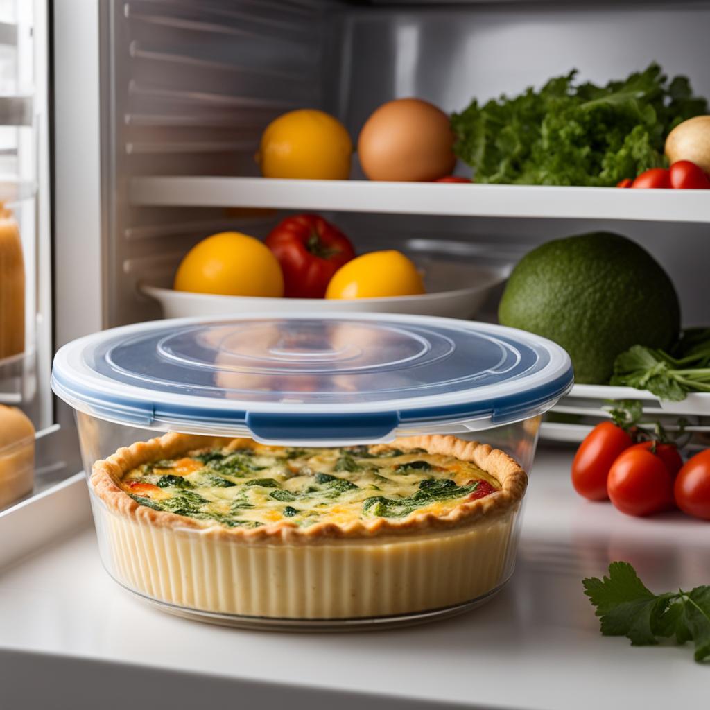 storing quiche storing quiche