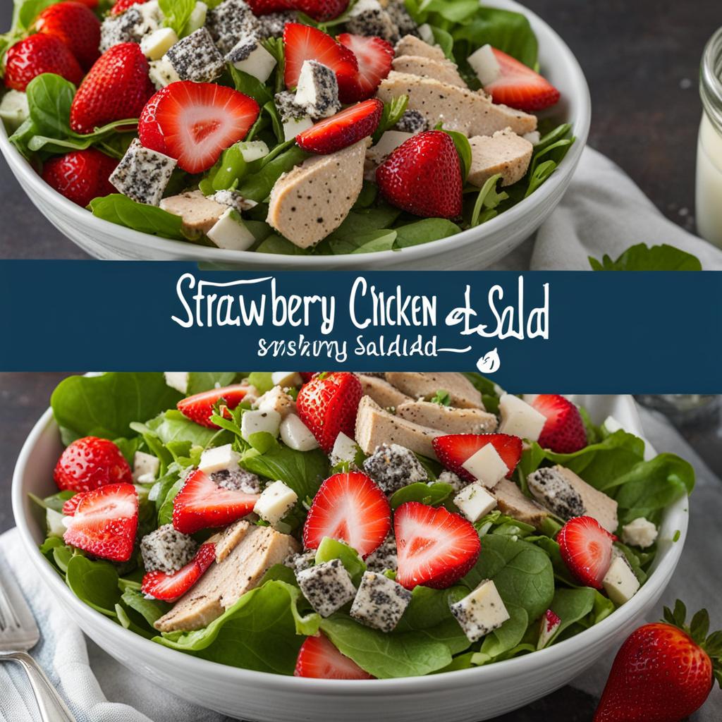 Strawberry Chicken Salad with Poppy Seed Dressing