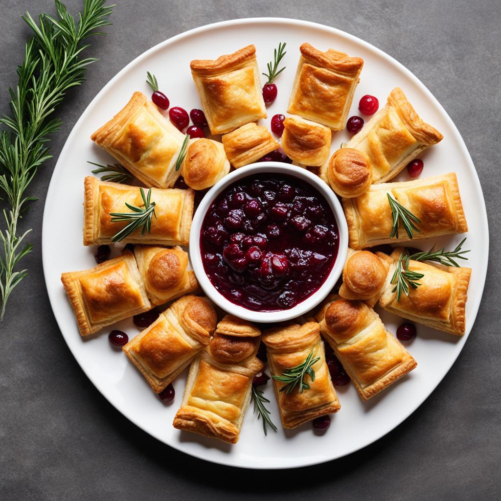 cranberry brie bites cranberry brie bites