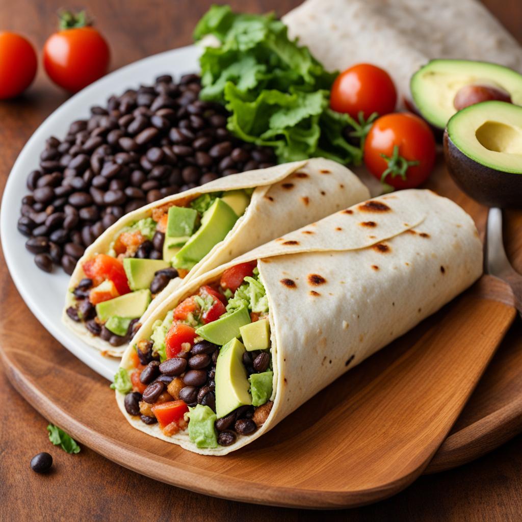 vegetarian burritos