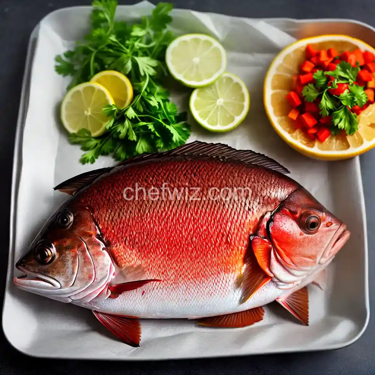 Baked Whole Red Snapper