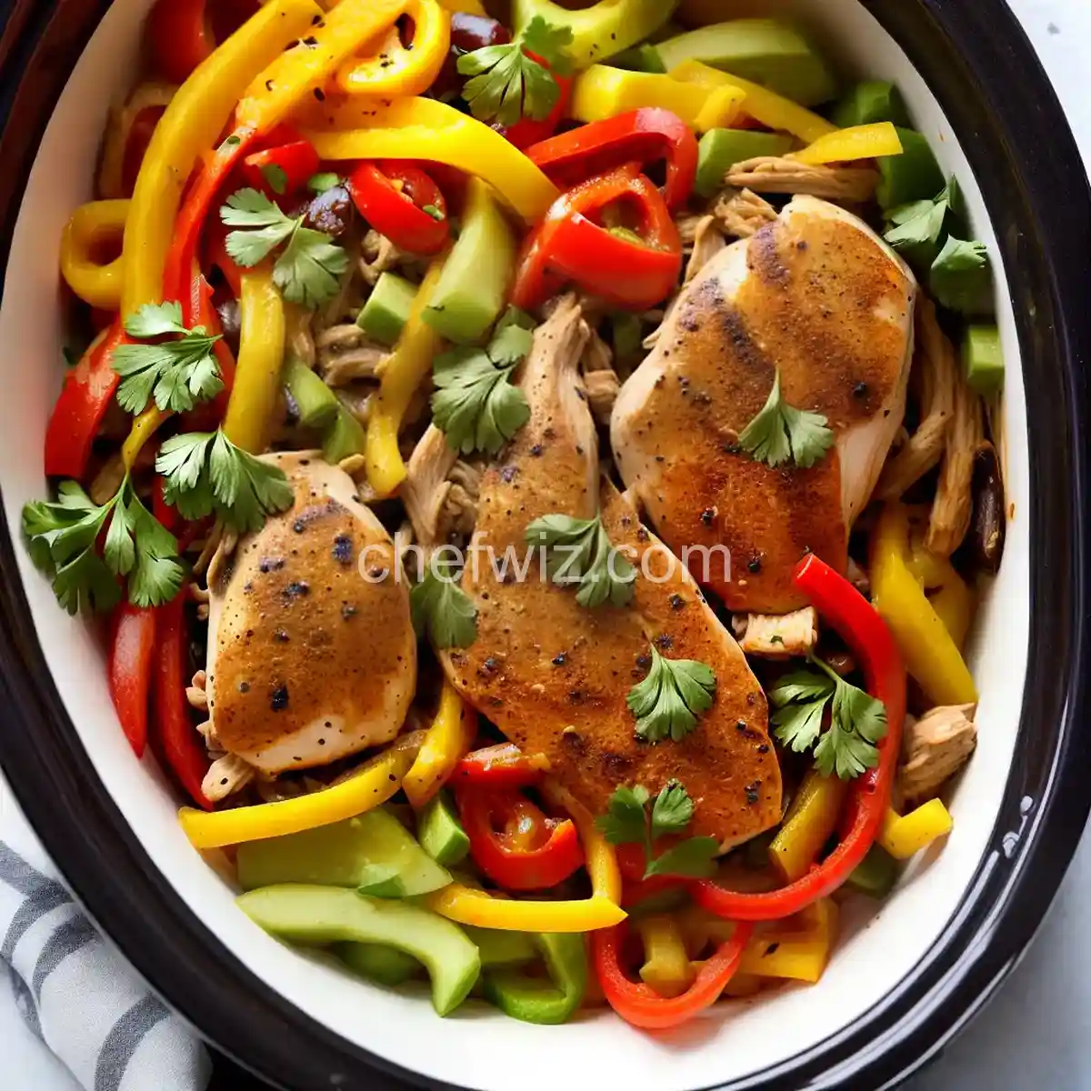 Karen's Slow Cooker Chicken Fajitas Recipes. Food. Cooking. Eating