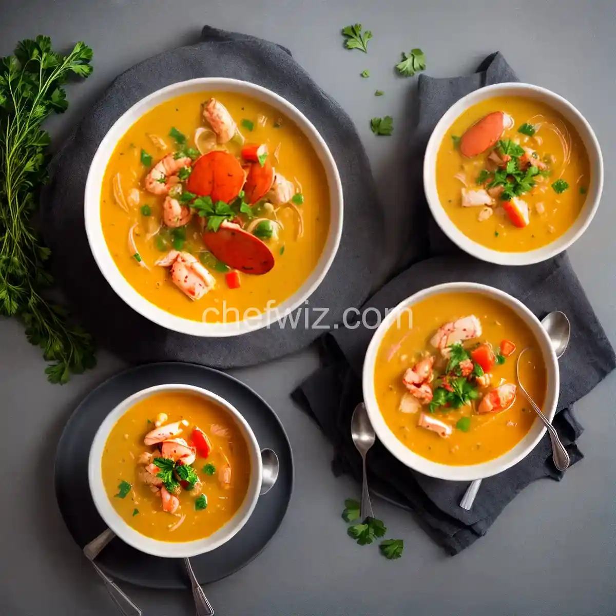 Lobster Soup Recipes. Food. Cooking. Eating. Dinner ideas.