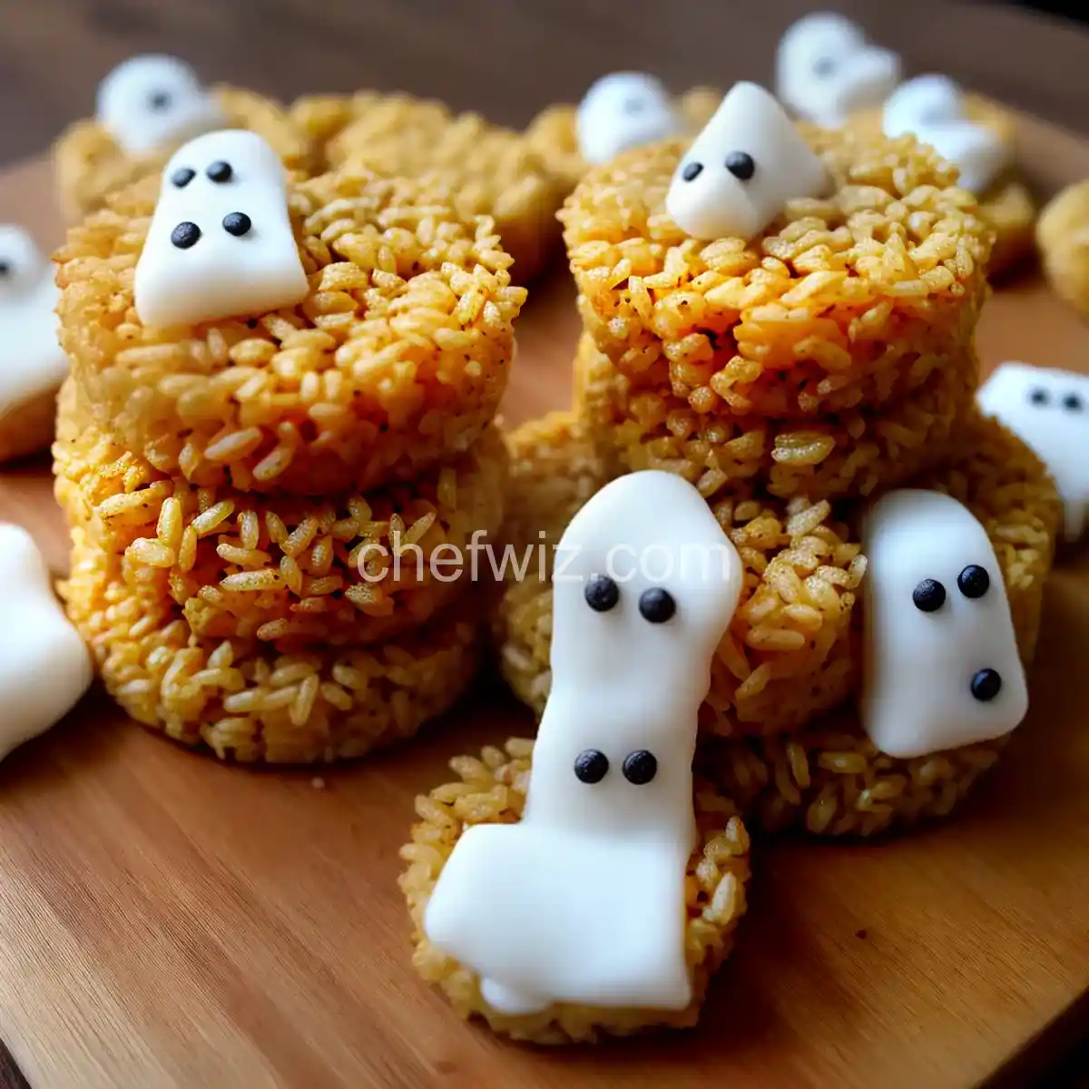 Ghost Crispy Rice Treats - Recipes. Food. Cooking. Eating. Dinner ideas ...