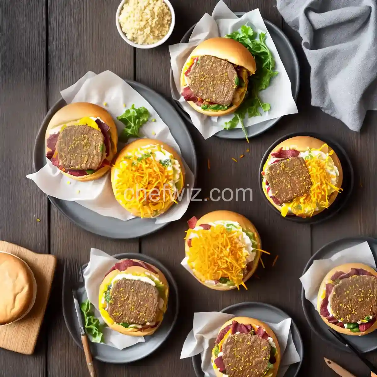 Perfect Bacon Cheeseburgers